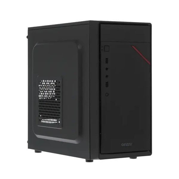 Корпус Ginzzu D180 Mini-Tower черный