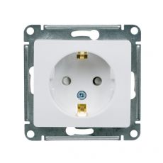 Розетка Schneider Electric GSL000145 Glossa белый